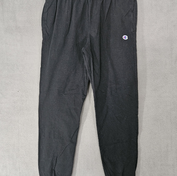 Champion Athleticwear Womens Jogger Sweatpants Size Medium M Soild Black - Picture 1 of 10
